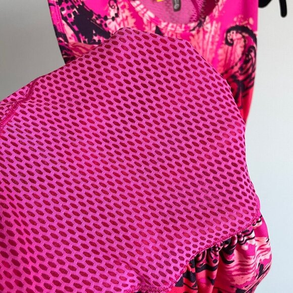 LOLE Sports Tank Top Running Trail Mesh Quick Dry UPF 50+ Pink Women's Medium - Picture 5 of 14